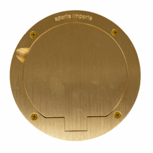 volleyball floorplate for gym court installation