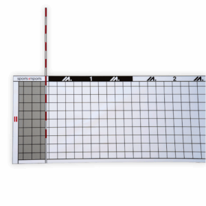 indoor volleyball net wall graphic for club facilities