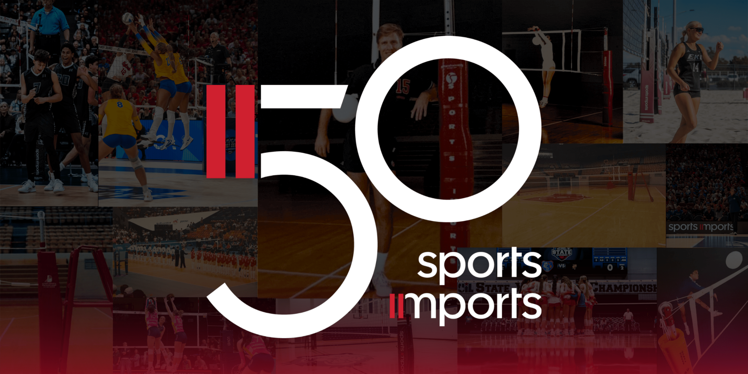 sports imports fifty year anniversary logo
