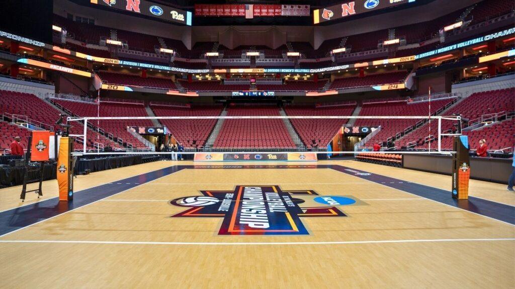 ncaa college volleyball net system