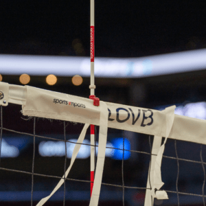 Volleyball Training Net Antenna With Sleeves - Volleyball And